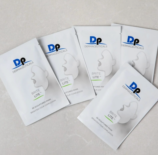 DP Dermaceuticals Brite Lite 3D Sculptured Mask box of 5