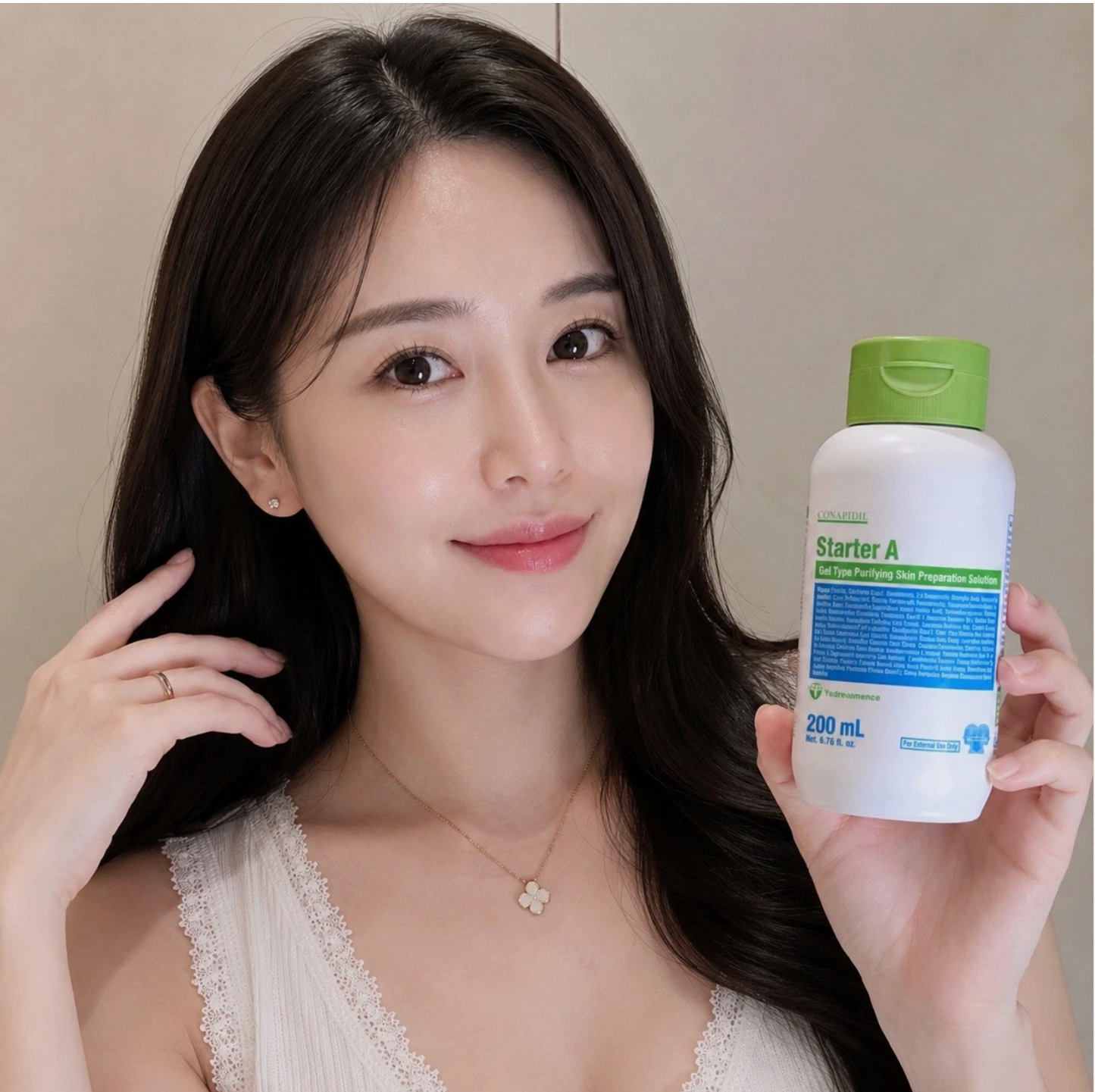 CONAPIDIL Polishing A + Starter A 200ml x2 Cleanser Toner Acne Skin Care