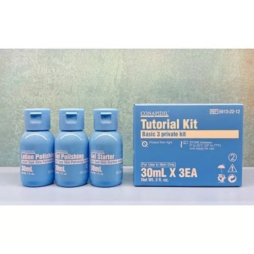 Conapidil tutorial kit basic 3 private kit for skin face cleanser