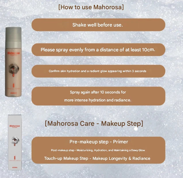 Accenda Mahorosa Cream Essence Mist 100ml / High-Moisture Mist