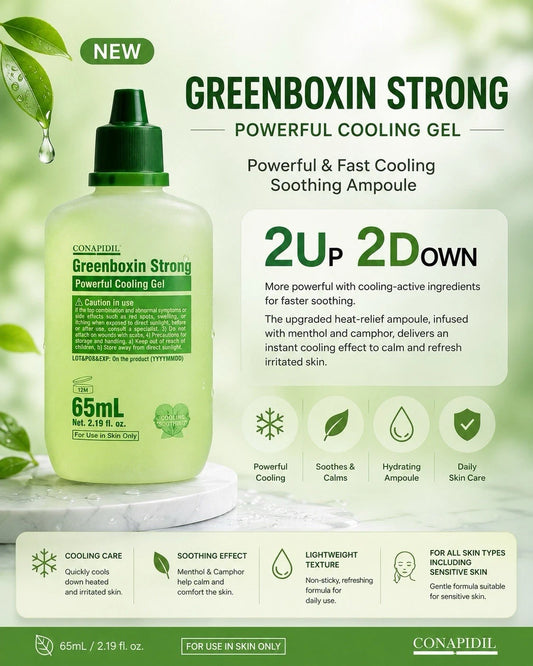 Greenboxin Strong Powerful Cooling Gel 65 ml