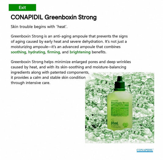 Greenboxin Strong Powerful Cooling Gel 65 ml