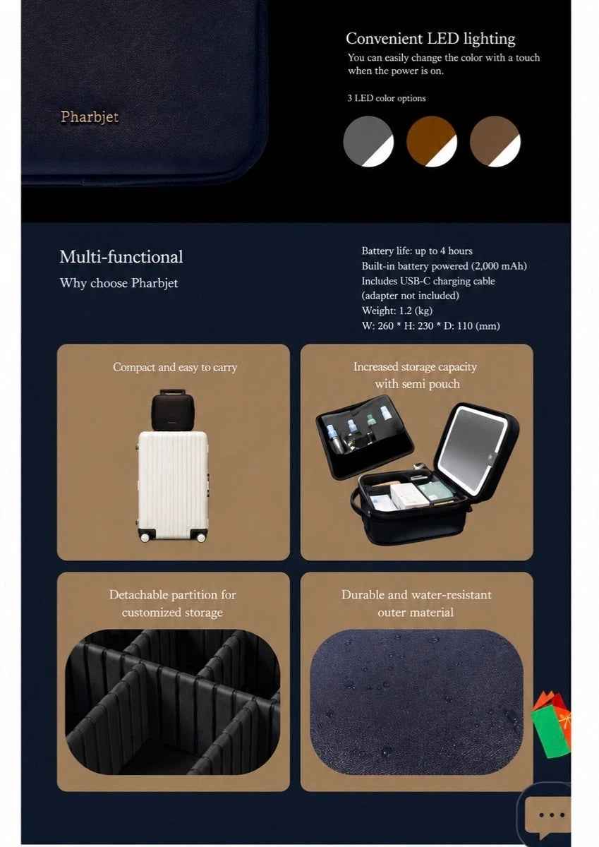Pharmesthetic Conapidil VIBANQM makeup case Pharmeroom