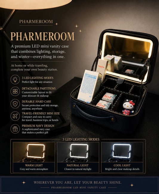 Pharmesthetic Conapidil VIBANQM makeup case Pharmeroom